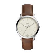 Fossil Minimalist Watch - Cream &amp; Brown image