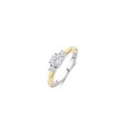 Ti Sento Two-Tone 3-Stone Ring - 54/N image