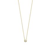 Ti Sento Small Gold CZ Pendant Necklace image