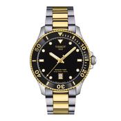 Tissot Seastar 1000 Quartz Stainless Steel Watch - Two-Tone Black image