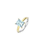 Ti Sento Light Blue Zirconia Ring - 54/N