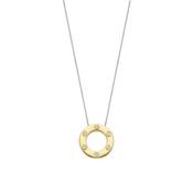 Ti Sento Classic Gold CZ Circle Necklace image