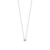 Ti Sento Rubover CZ Necklace - Silver image