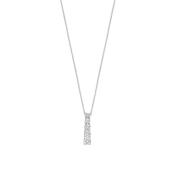 Ti Sento Graduated Zirconia Necklace