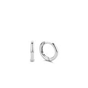 Ti Sento Silver Hoop Earrings - 14mm Slim image
