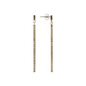 9ct. Yellow Gold Match Stick Drop Earrings image