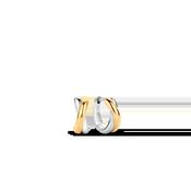Ti Sento Two-Tone Infinity Hoop Earrings image