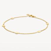 Blush Gold Disc Chain Bracelet