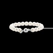 Ti Sento Icon Pearl Bracelet - 8mm Silver image