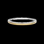 Ti Sento Bold Two-Tone CZ Bangle image