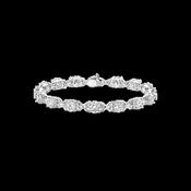 Ti Sento Silver CZ Link Bracelet image