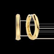 Ti Sento Classic Gold Hoop Earrings - 20mm image