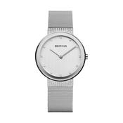 Bering Classic Sparkling Mesh Watch - Silver