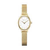 Bering Classic Petite Oval Mesh Watch - Gold