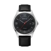 Bering Classic Titanium Numeric Strap Watch - Black