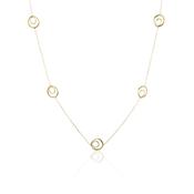 9ct. Yellow Gold Flintstones Necklace image