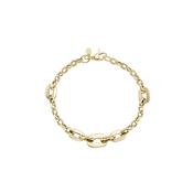 Gold Trio Oval Link Bracelet image