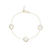 Yellow Gold Flintstones Bracelet image