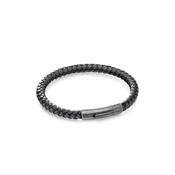 Fred Bennett Two-Tone Woven Leather Bracelet image