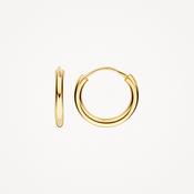 Blush 14ct. Gold Hoop Earrings - 14mm image