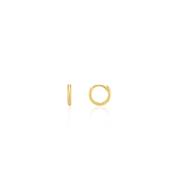 9ct. Yellow Gold Hoop Earrings - 8mm