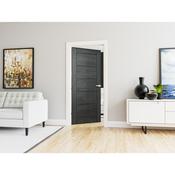 HP12BB Brushed Black Oak Door