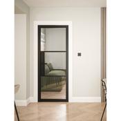  3P Black Clear Glazed Door image