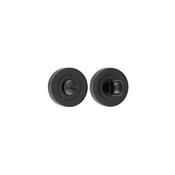 Black Bathroom Turn &amp; Release Matt Black - SB3106BLK
