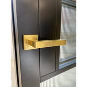 Karcher Seattle ER46Q OS 88 Satin Brass Handle Set image
