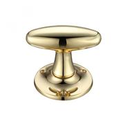 Fulton &amp; Bray FB503PB Extended Oval Mortice Knob image