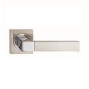  Fortessa Ares Satin Polished Chrome Door Handle Set image