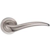  Fortessa Swish Satin Lever On Rose Door Handle Set image