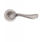  Fortessa Wave Satin Lever On Rose Door Handle image
