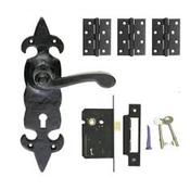 Fleur De Lys Black Handle Pack