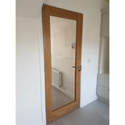 Cheshire Oak Clear Glass Door image