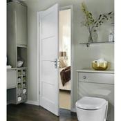 Augusta Primed White Door 4 Panel Shaker image