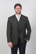Kylemore Tweed Jacket &amp;amp; Vest Juniper Herringbone