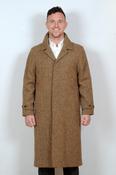 Connemara Tweed Overcoat Camel Herringbone image