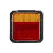 LED LAMP COMBI 12V 3 FUNCTION SQR REAR