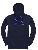 Navy Deluxe Hoodie Blue