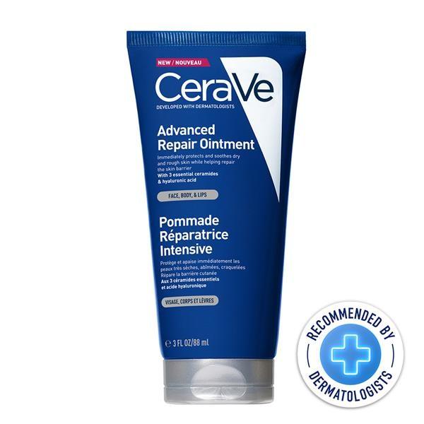 CeraVe Advanced Repair Ointment for Dry & Chapped Skin 88ml - Face, Body & Lips