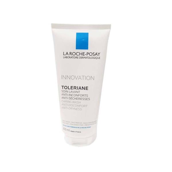 La Roche-Posay Toleriane Caring Wash 200ml - Soap Free, Fragrance Free, Preservative Free for Sensitive Skin
