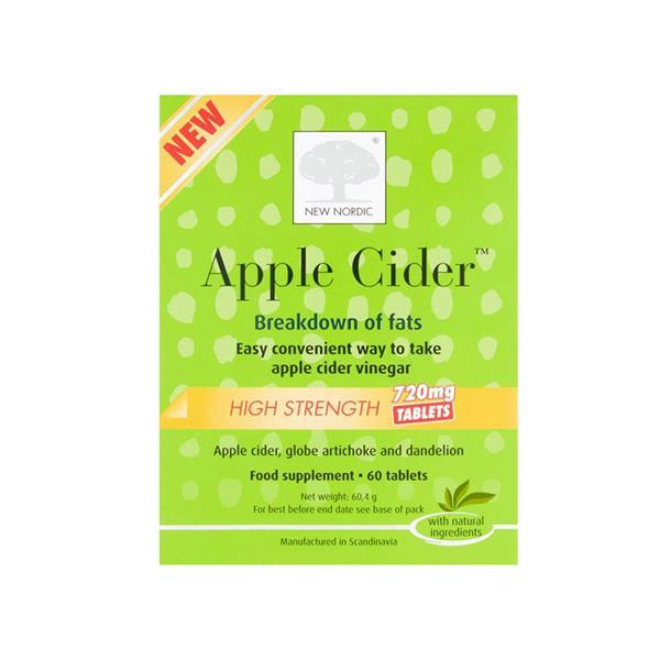 New Nordic Apple Cider 720mg High Strength Tablets - Supports Digestion