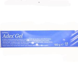 Adex Gel 100g Skin Care for Dry Skin, Eczema, Psoriasis - Highly Moisturising, Reduces Redness & Inflammation