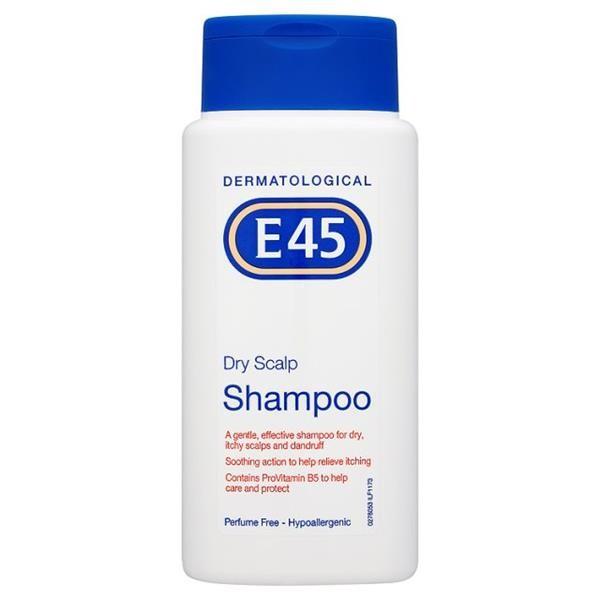 E45 Dry Scalp Shampoo 200ml - Dermatological, Soothing, Perfume Free