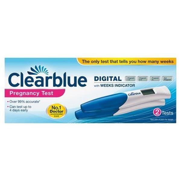 Clearblue Digital Ultra Early Pregnancy Test - 2 Tests, Clear Results in Words, 6 Days Early, Over 99% Accurate