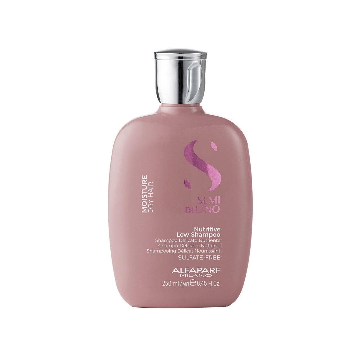 Alfaparf Semi Di Lino Nutritive Shampoo 250ml for Dry Hair - Sulfate-Free