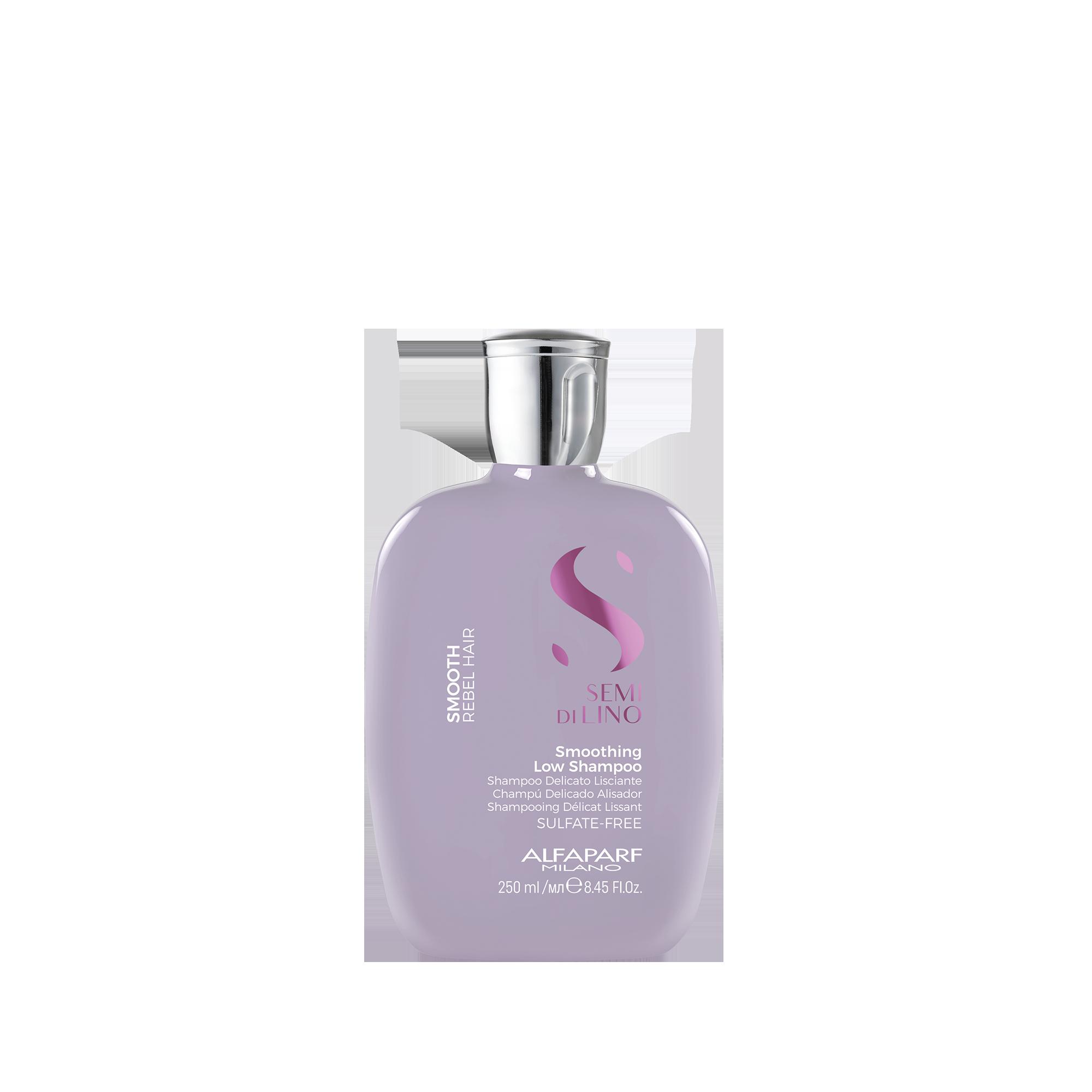 Alfaparf Semi Di Lino Smooth Shampoo 250ml Sulfate-Free for Rebel Hair