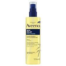 Aveeno Skin Relief Body Oil Spray 200ml - Instantly nourishes very dry, sensitive skin