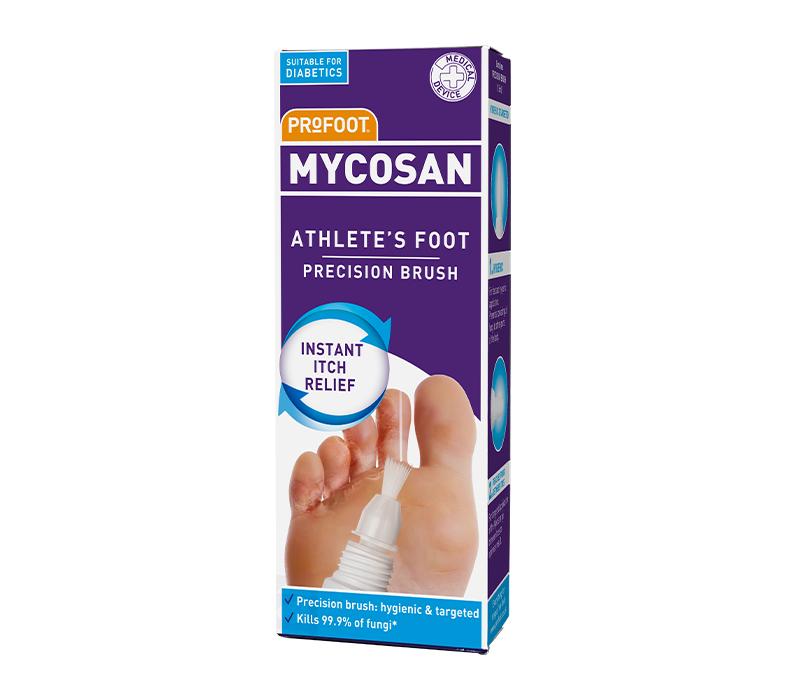 Mycosan Athlete's Foot Precision Brush 15ml - Instant Itch Relief, Kills 99.9% of fungi, Suitable for Diabetics